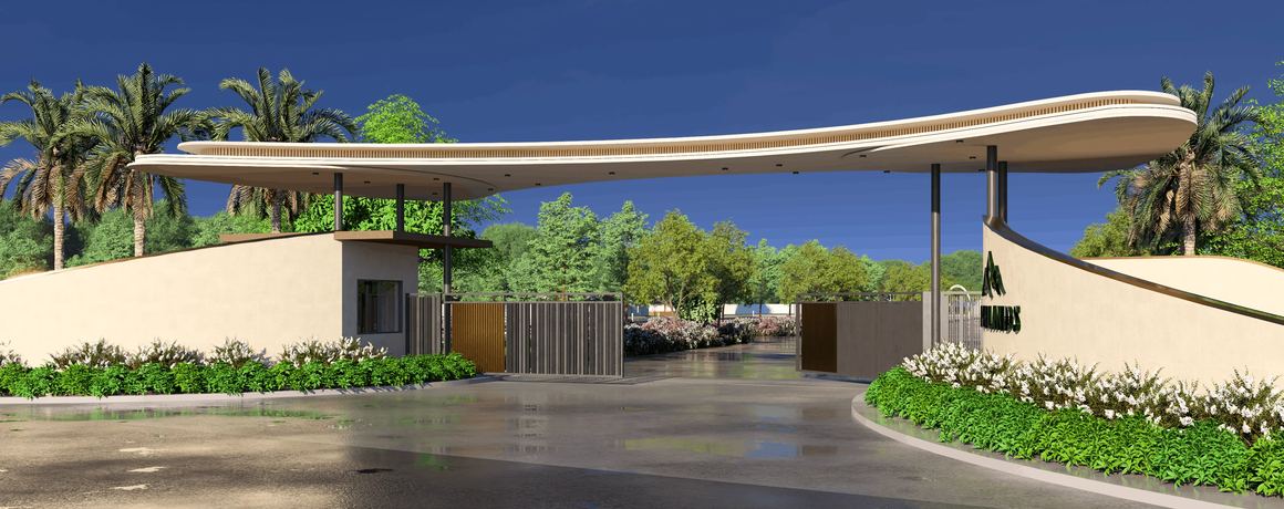 Radiance Highlands – gatehouse and entrance gate (artist's impression)
