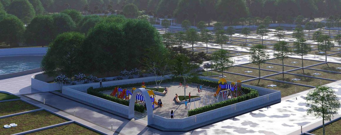 Radiance Highlands – landscaped park and play area (artist's impression)